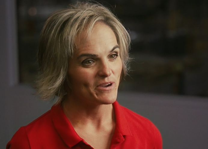 Screen grab photo of Jen Ayotte,HR Manager, Jamestown Container from WAE testimonial video