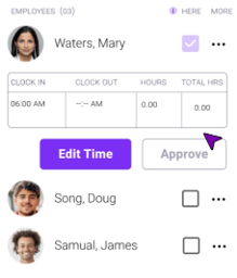 WAE platform screen showing a single timecard approval view with one bill and one point of accountability across all workers